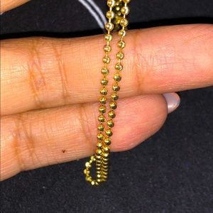 COPY - Moon gold chain daily wear pure Italian 925 silver